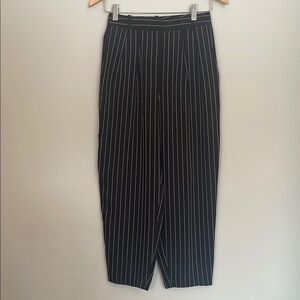 Babaton Black Pinstripe Pants